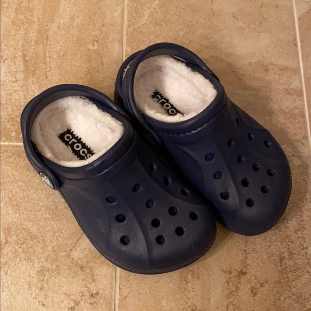Crocs with the fur